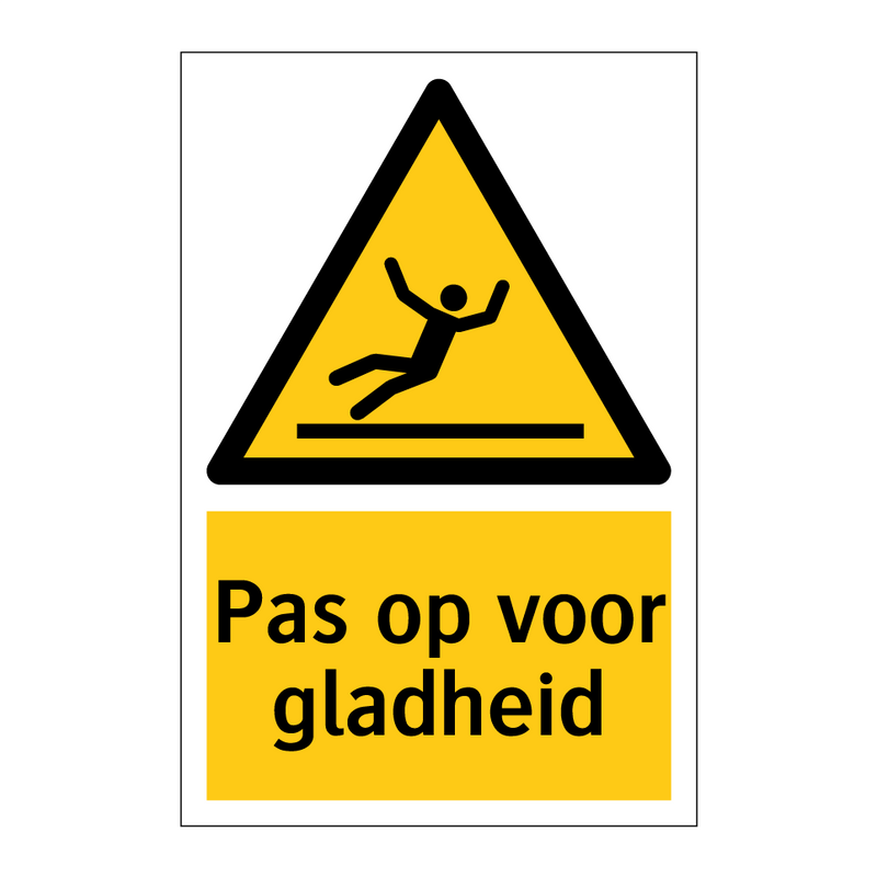 Pas op voor gladheid