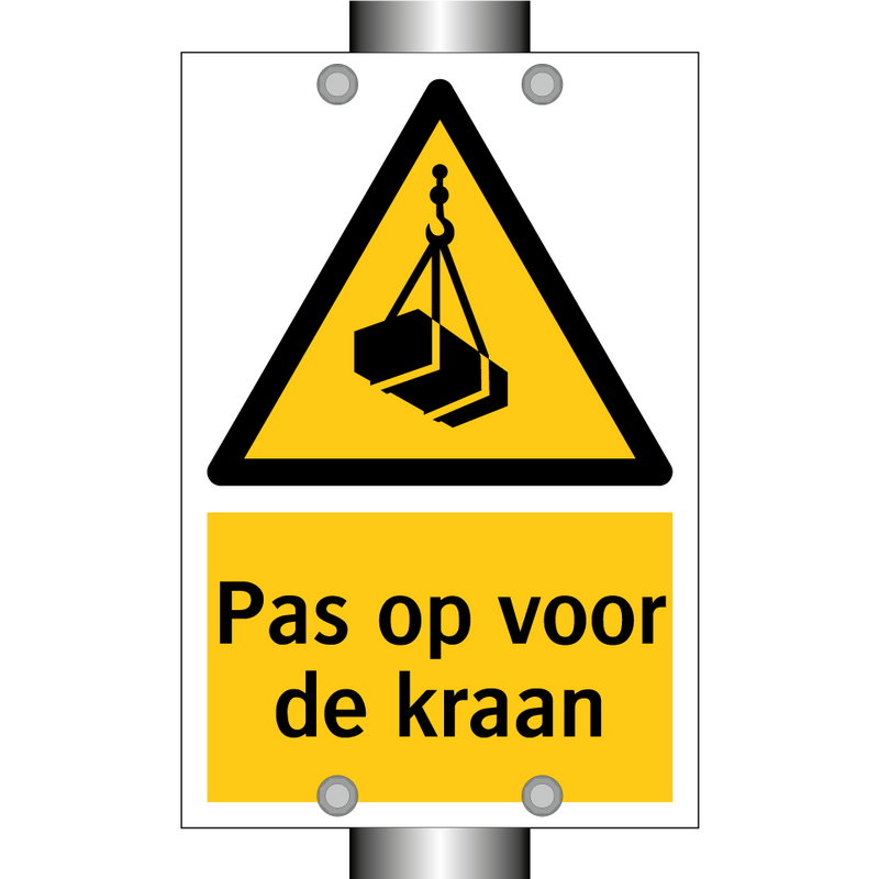 Pas op voor de kraan