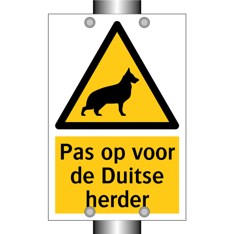 Pas op voor de Duitse herder