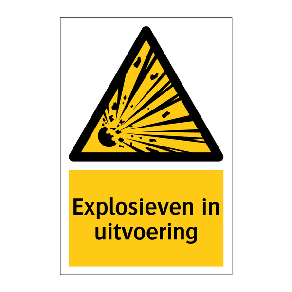 Explosieven in uitvoering