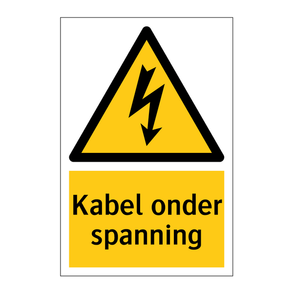 Kabel onder spanning