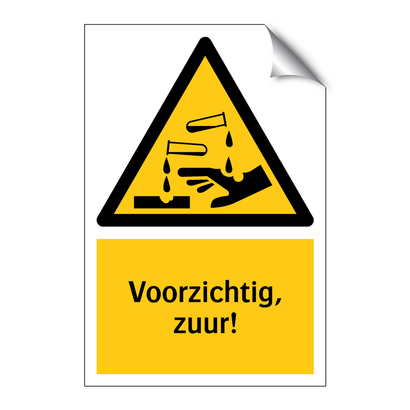 Voorzichtig, zuur!