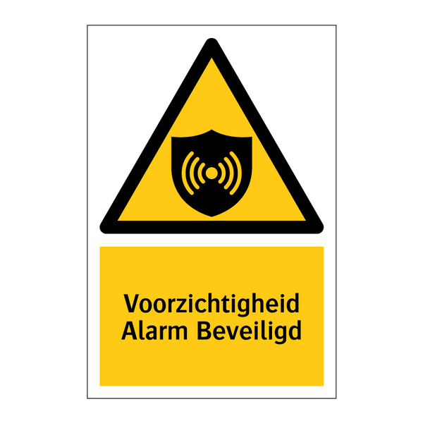 Voorzichtigheid Alarm Beveiligd