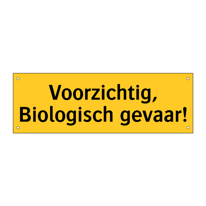 Voorzichtig, Biologisch gevaar! & Voorzichtig, Biologisch gevaar! & Voorzichtig, Biologisch gevaar!