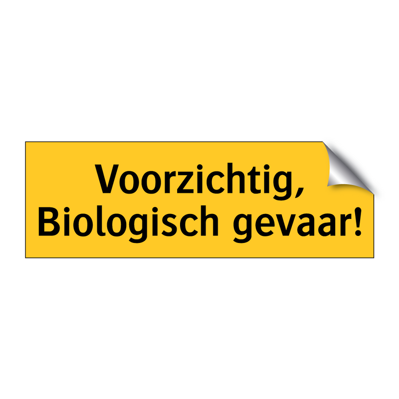 Voorzichtig, Biologisch gevaar! & Voorzichtig, Biologisch gevaar! & Voorzichtig, Biologisch gevaar!