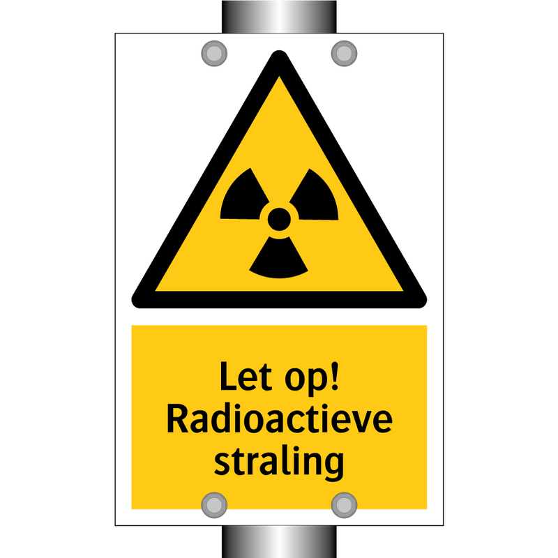 Let op! Radioactieve straling