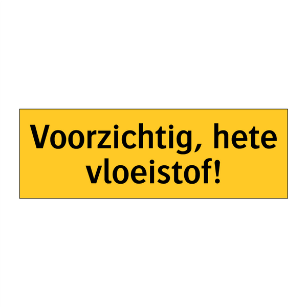 Voorzichtig, hete vloeistof! & Voorzichtig, hete vloeistof! & Voorzichtig, hete vloeistof!