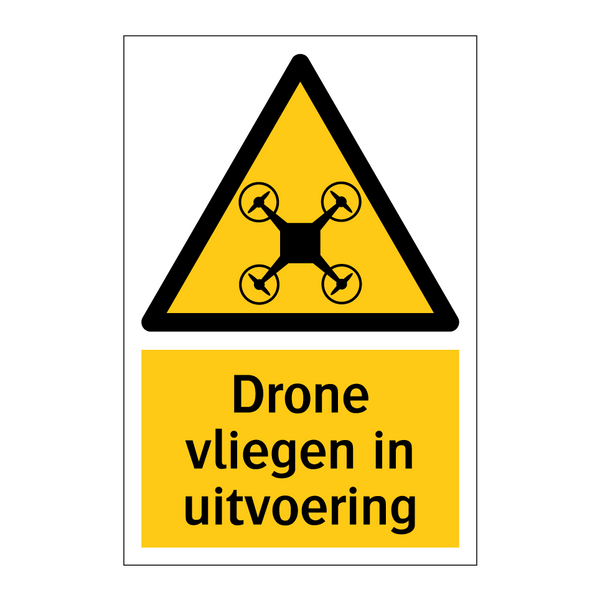 Drone vliegen in uitvoering & Drone vliegen in uitvoering & Drone vliegen in uitvoering