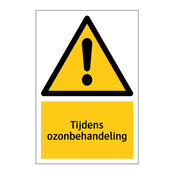 Tijdens ozonbehandeling & Tijdens ozonbehandeling & Tijdens ozonbehandeling