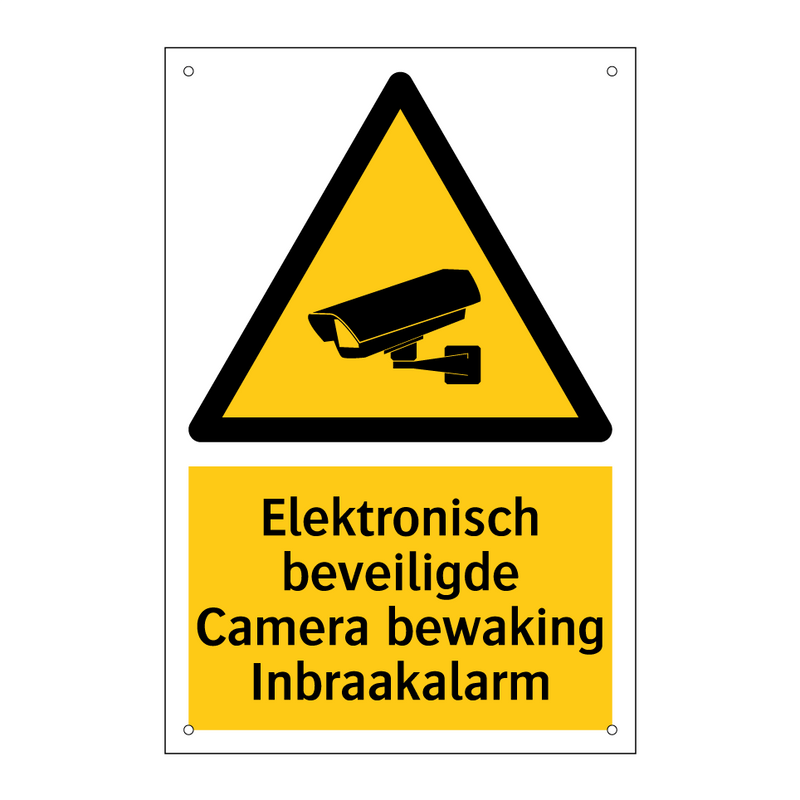 Elektronisch beveiligde Camera bewaking Inbraakalarm