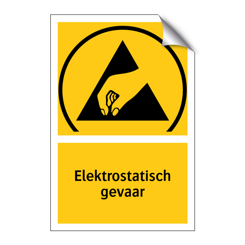 Elektrostatisch gevaar & Elektrostatisch gevaar & Elektrostatisch gevaar & Elektrostatisch gevaar