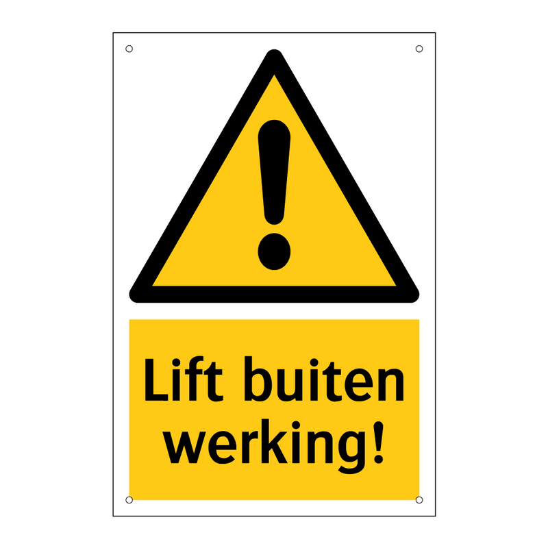 Lift buiten werking! & Lift buiten werking! & Lift buiten werking! & Lift buiten werking!