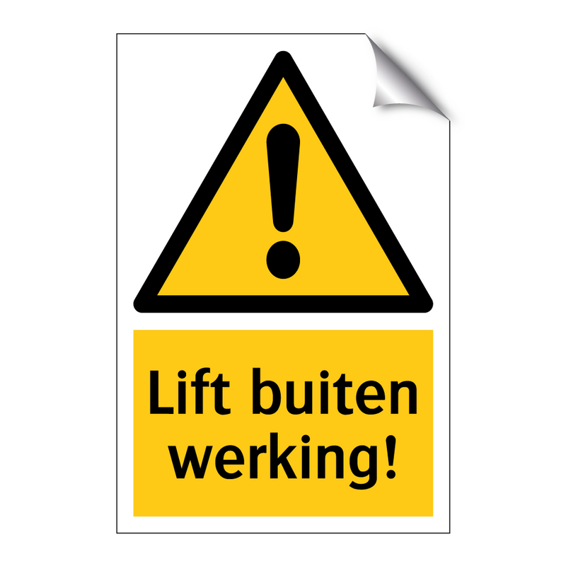 Lift buiten werking! & Lift buiten werking! & Lift buiten werking! & Lift buiten werking!