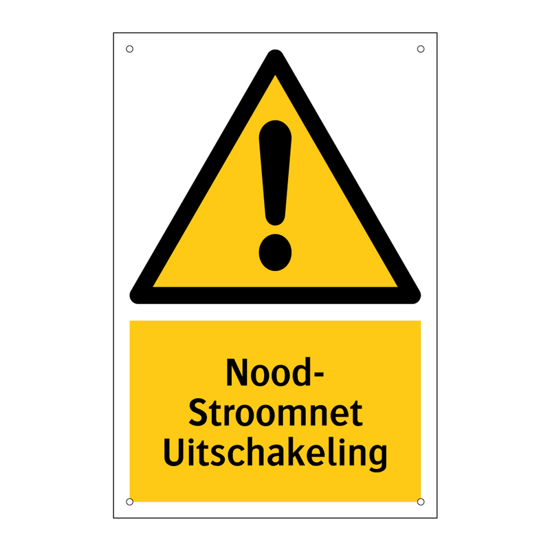 Nood- Stroomnet Uitschakeling & Nood- Stroomnet Uitschakeling & Nood- Stroomnet Uitschakeling