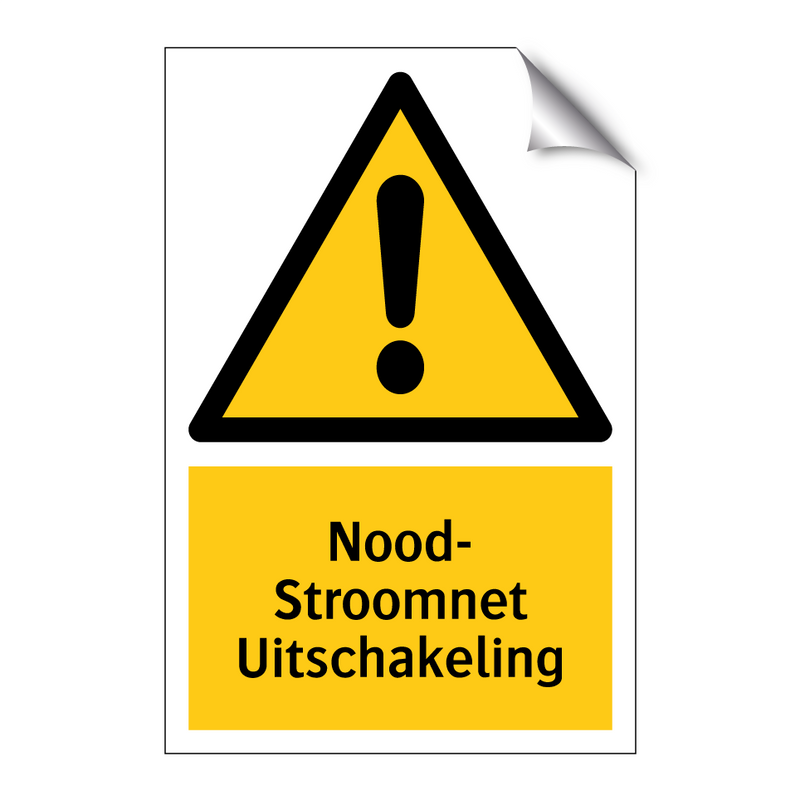 Nood- Stroomnet Uitschakeling & Nood- Stroomnet Uitschakeling & Nood- Stroomnet Uitschakeling