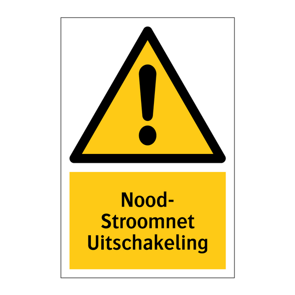 Nood- Stroomnet Uitschakeling & Nood- Stroomnet Uitschakeling & Nood- Stroomnet Uitschakeling