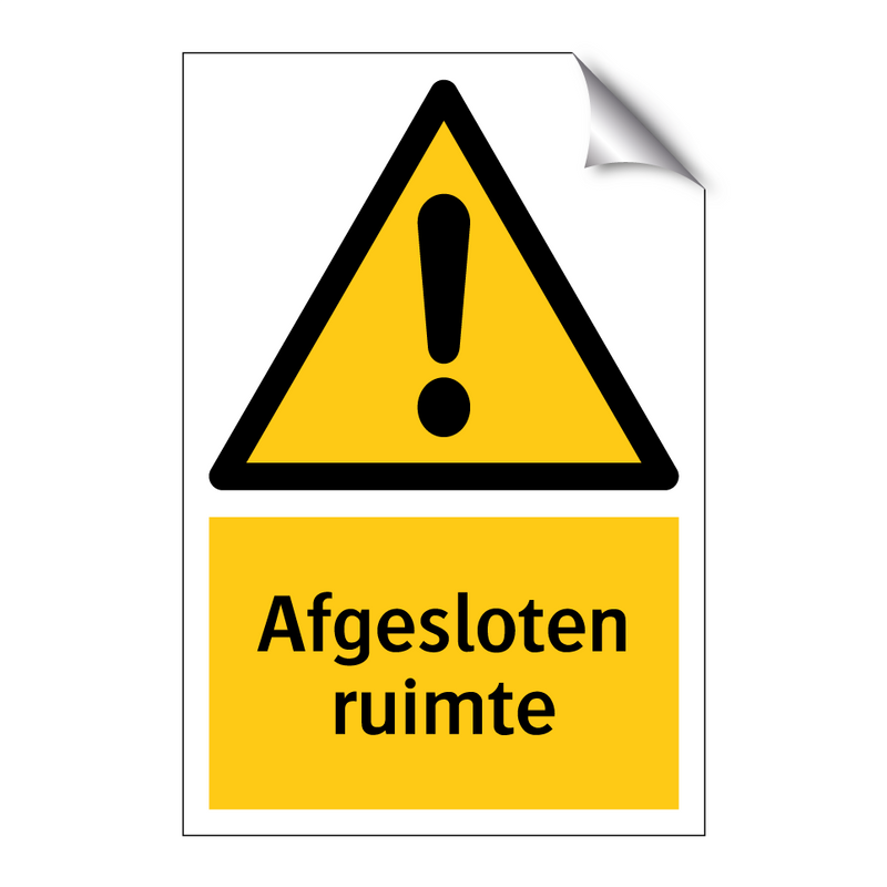 Afgesloten ruimte & Afgesloten ruimte & Afgesloten ruimte & Afgesloten ruimte