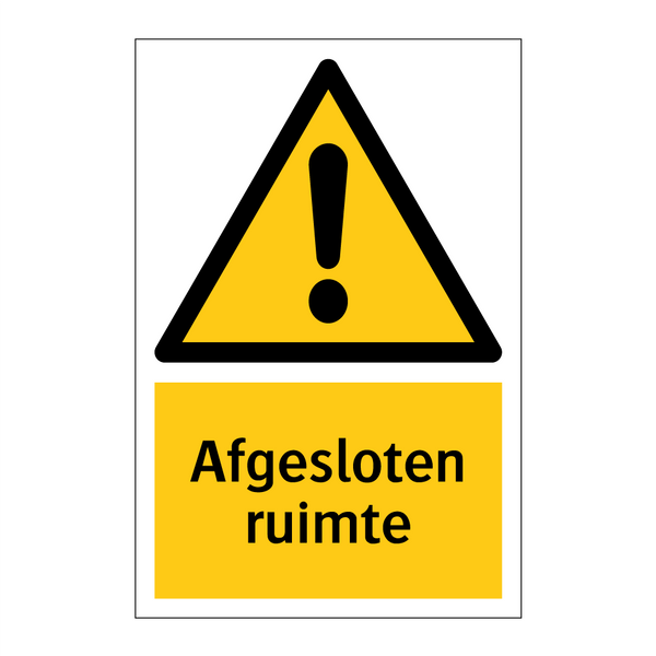 Afgesloten ruimte & Afgesloten ruimte & Afgesloten ruimte & Afgesloten ruimte & Afgesloten ruimte