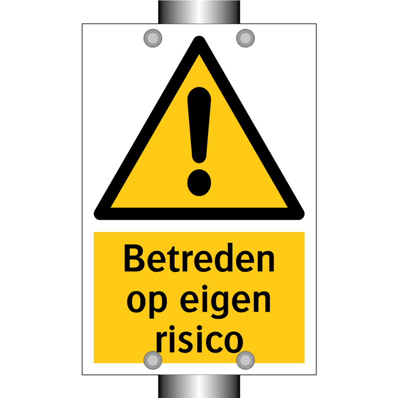 Betreden op eigen risico & Betreden op eigen risico & Betreden op eigen risico