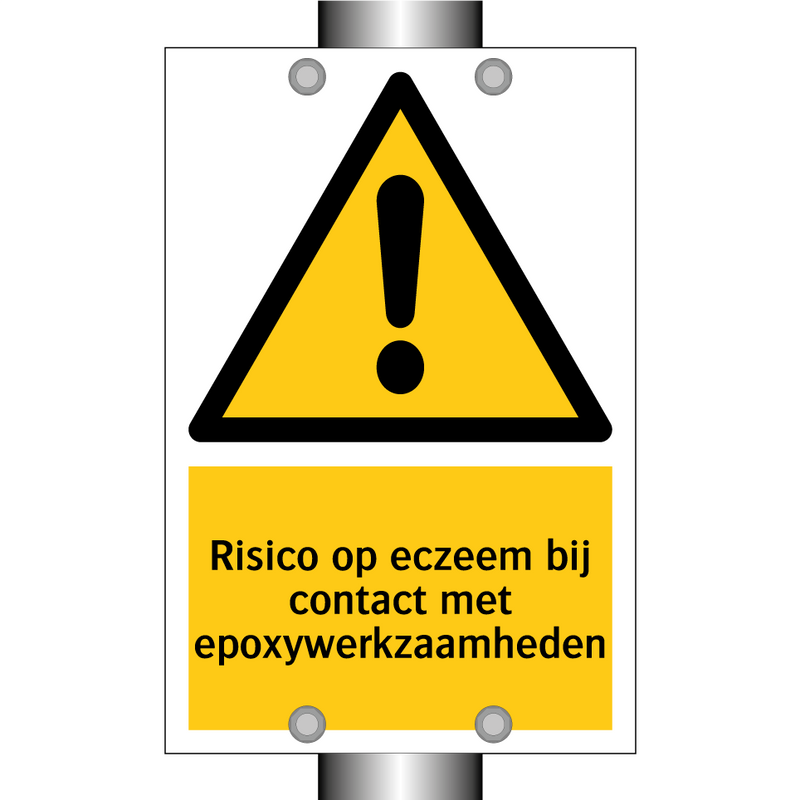 Risico op eczeem bij contact met epoxywerkzaamheden