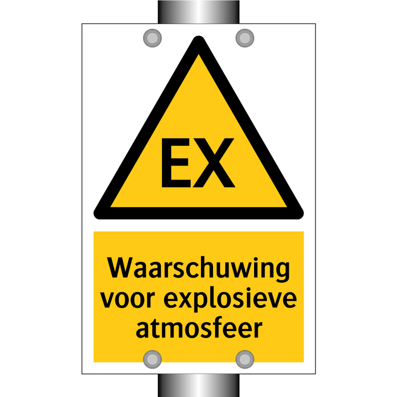 Waarschuwing voor explosieve atmosfeer & Waarschuwing voor explosieve atmosfeer