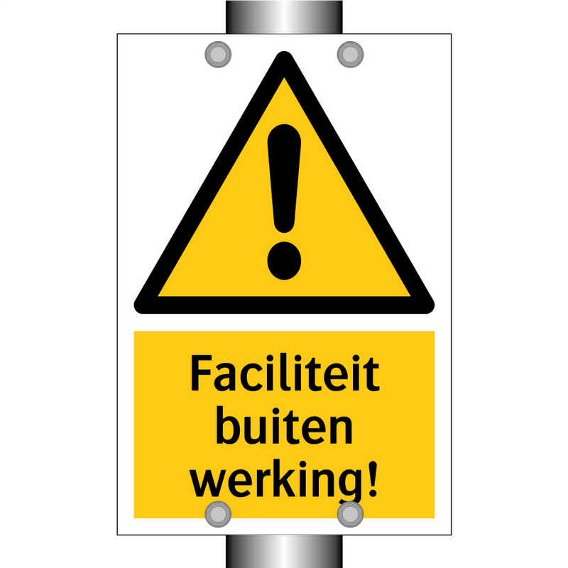 Faciliteit buiten werking! & Faciliteit buiten werking! & Faciliteit buiten werking!