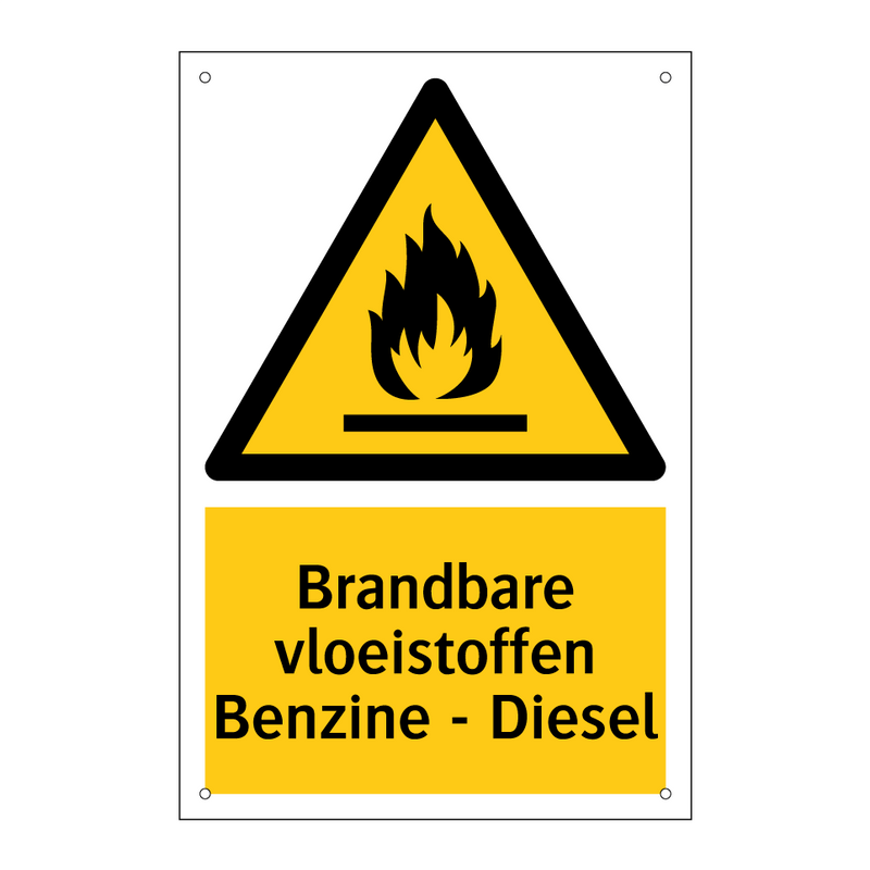 Brandbare vloeistoffen Benzine - Diesel & Brandbare vloeistoffen Benzine - Diesel