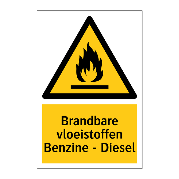 Brandbare vloeistoffen Benzine - Diesel & Brandbare vloeistoffen Benzine - Diesel