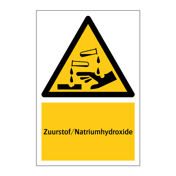 Zuurstof/Natriumhydroxide & Zuurstof/Natriumhydroxide & Zuurstof/Natriumhydroxide