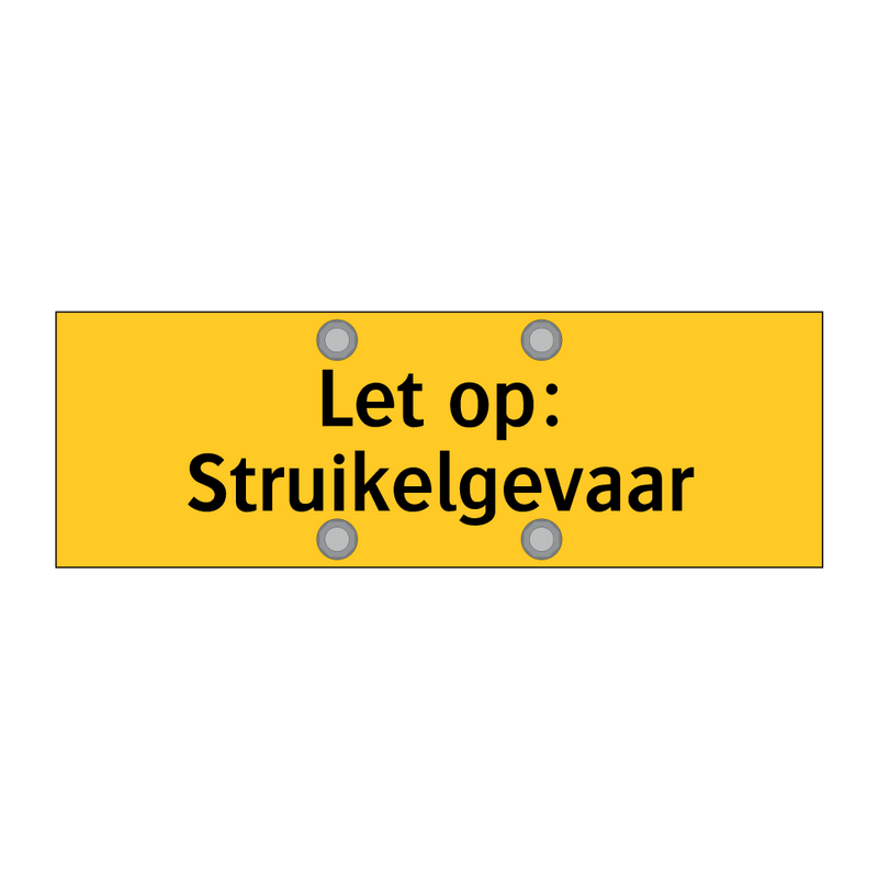 Let op: Struikelgevaar & Let op: Struikelgevaar & Let op: Struikelgevaar