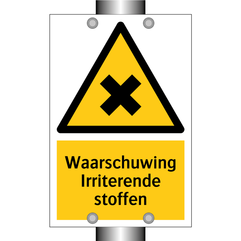 Waarschuwing Irriterende stoffen & Waarschuwing Irriterende stoffen