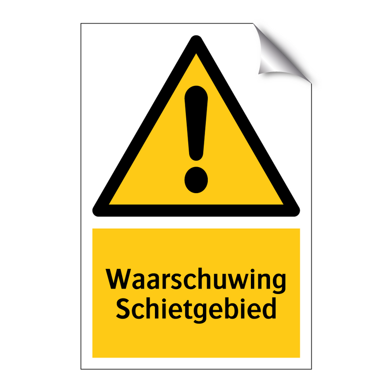 Waarschuwing Schietgebied & Waarschuwing Schietgebied & Waarschuwing Schietgebied