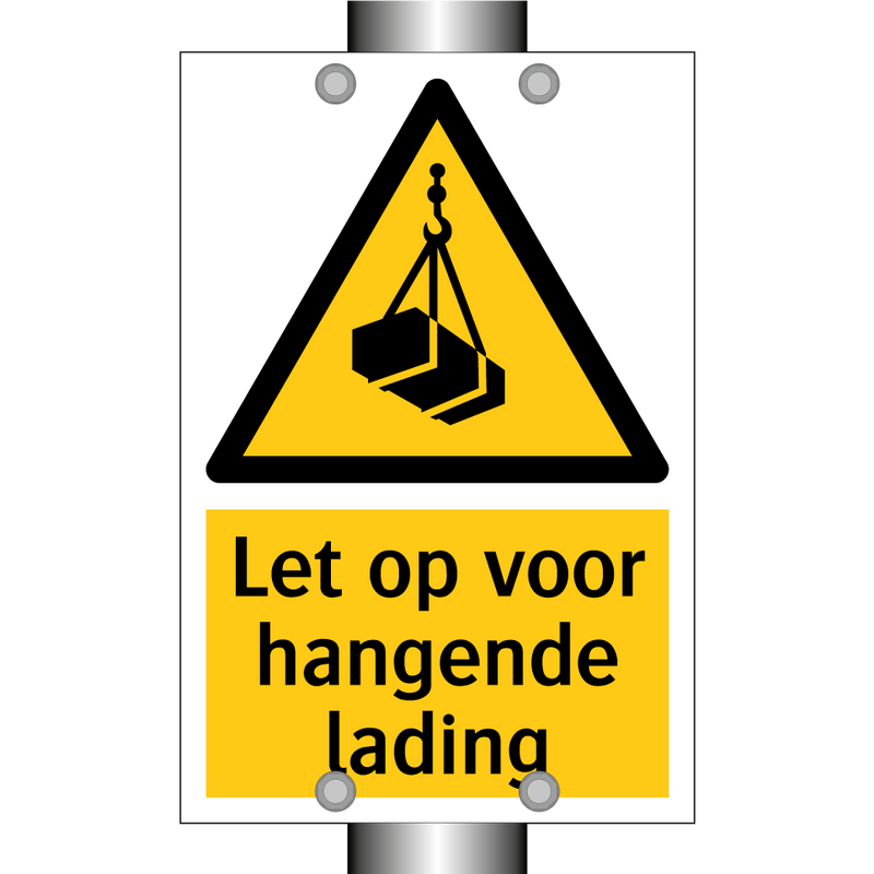 Let op voor hangende lading & Let op voor hangende lading & Let op voor hangende lading