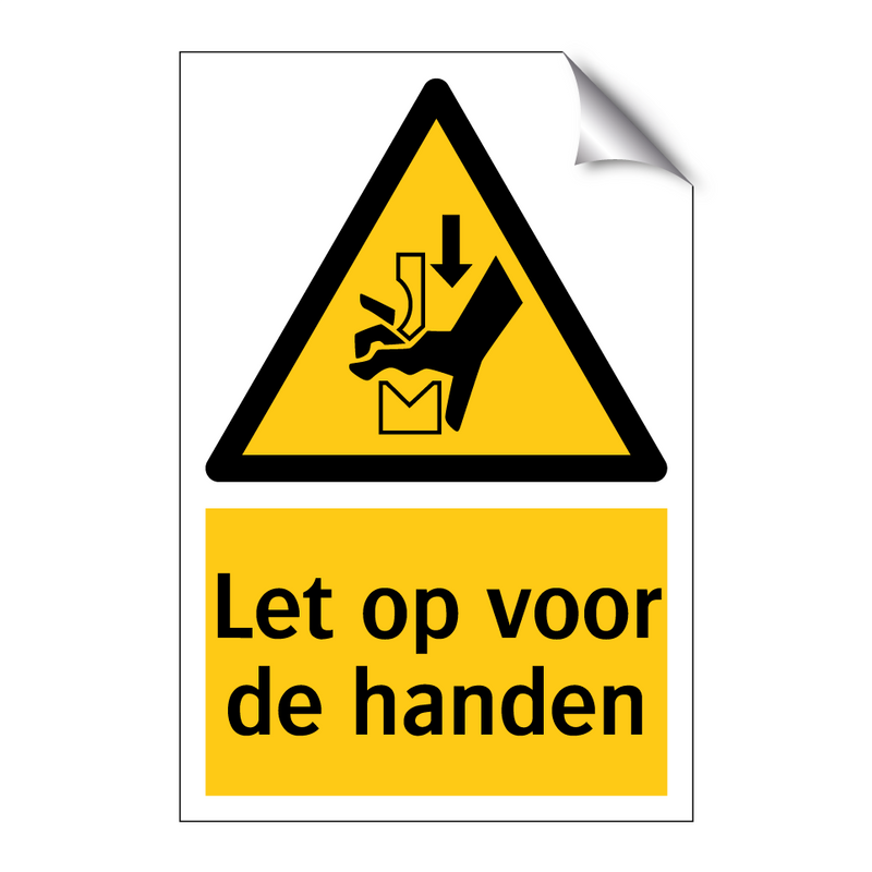 Let op voor de handen & Let op voor de handen & Let op voor de handen & Let op voor de handen