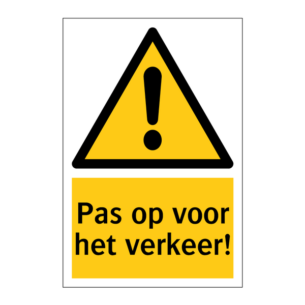 Pas op voor het verkeer! & Pas op voor het verkeer! & Pas op voor het verkeer!