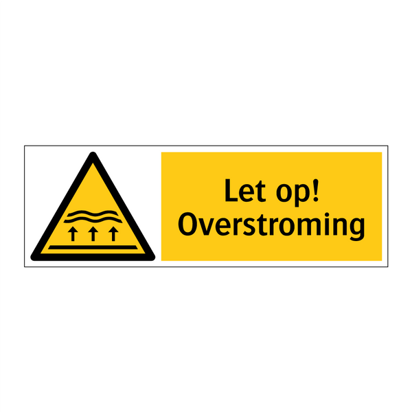 Let op! Overstroming