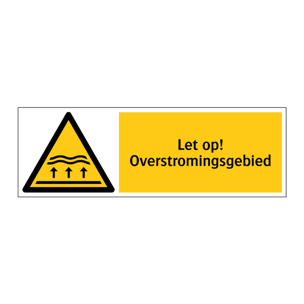 Let op! Overstromingsgebied