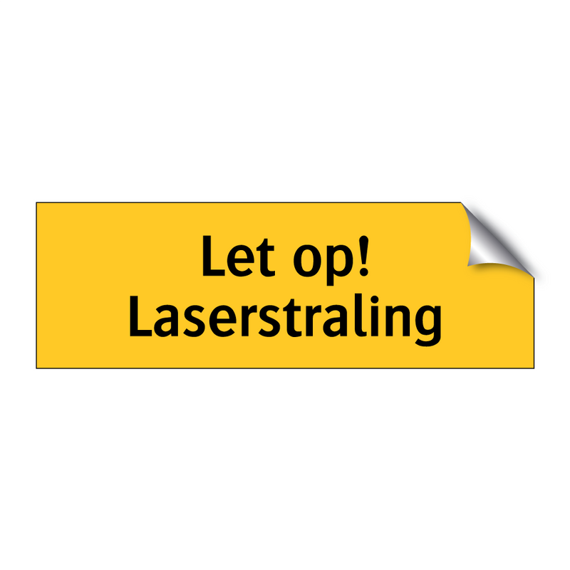 Let op! Laserstraling & Let op! Laserstraling & Let op! Laserstraling & Let op! Laserstraling