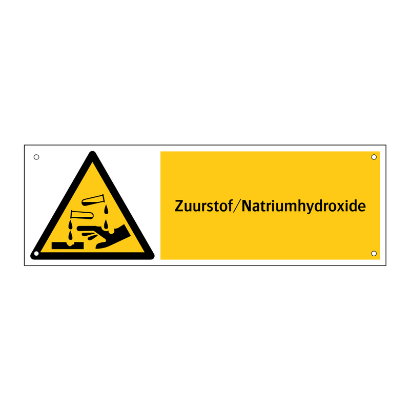 Zuurstof/Natriumhydroxide