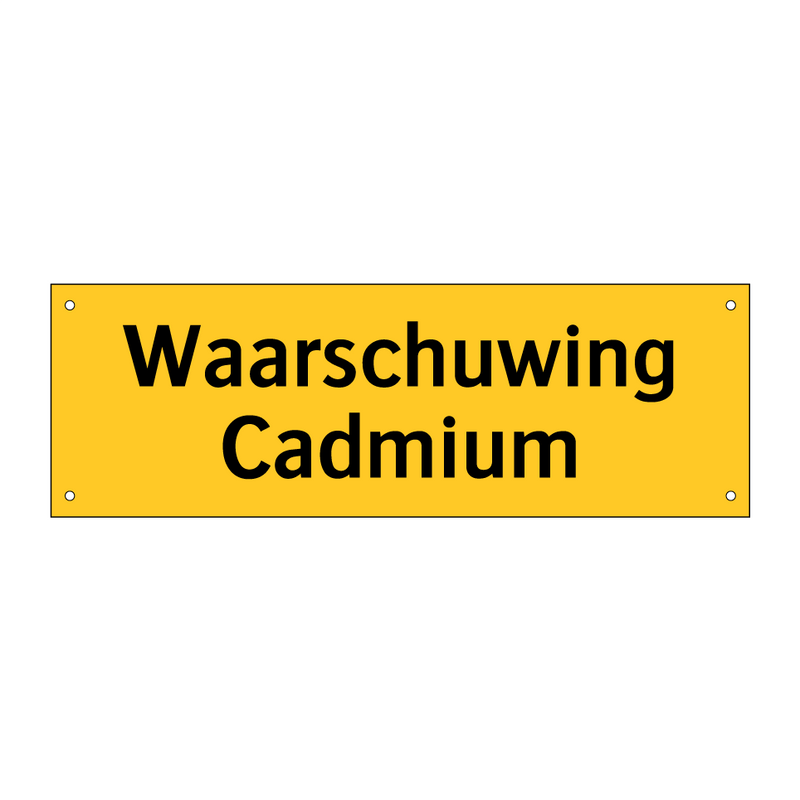 Waarschuwing Cadmium & Waarschuwing Cadmium & Waarschuwing Cadmium & Waarschuwing Cadmium