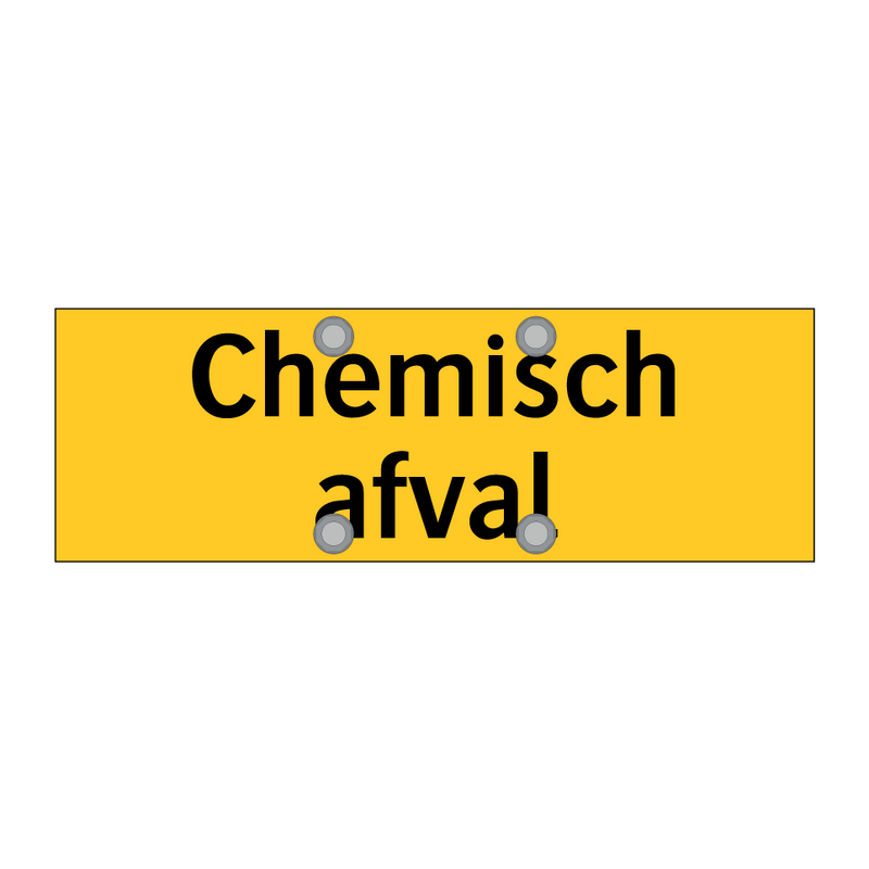 Chemisch afval & Chemisch afval & Chemisch afval