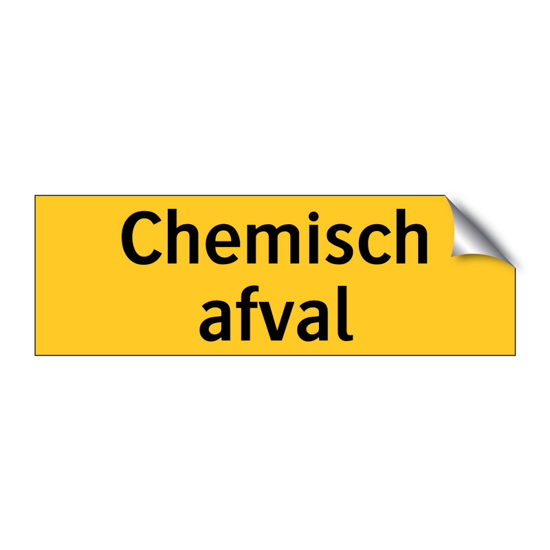 Chemisch afval & Chemisch afval & Chemisch afval & Chemisch afval