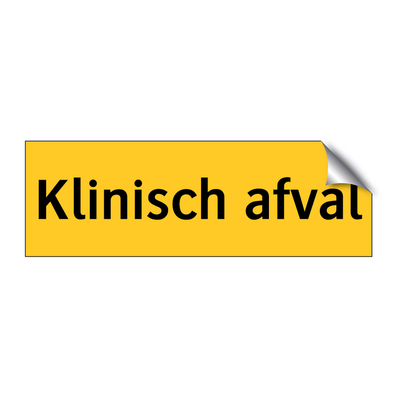 Klinisch afval & Klinisch afval & Klinisch afval & Klinisch afval