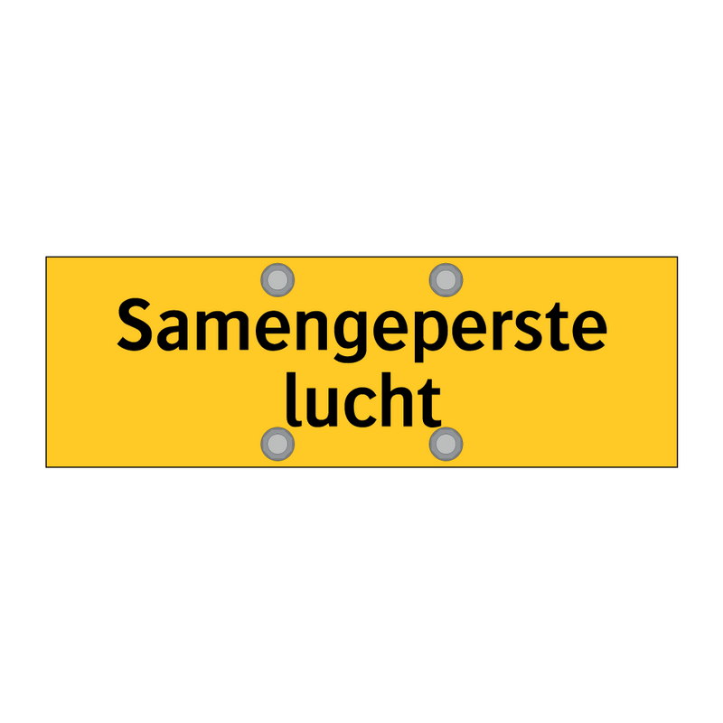 Samengeperste lucht & Samengeperste lucht & Samengeperste lucht