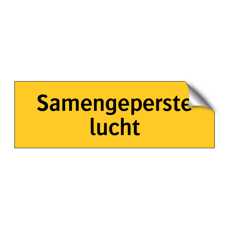 Samengeperste lucht & Samengeperste lucht & Samengeperste lucht & Samengeperste lucht