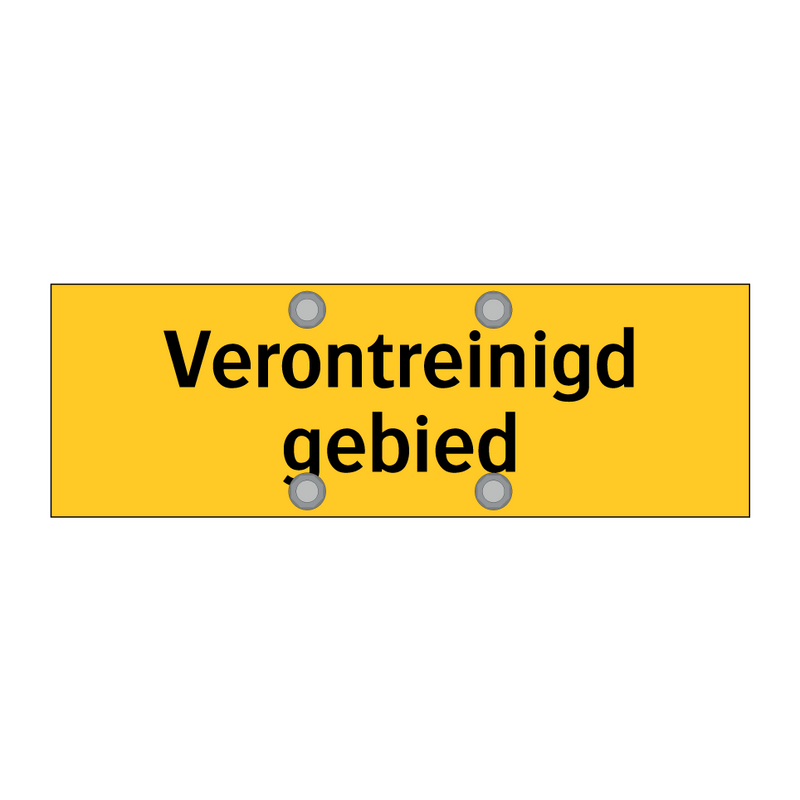 Verontreinigd gebied & Verontreinigd gebied & Verontreinigd gebied