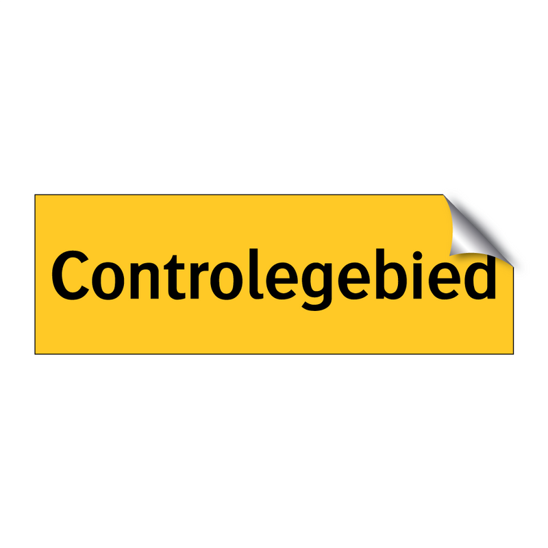 Controlegebied & Controlegebied & Controlegebied & Controlegebied