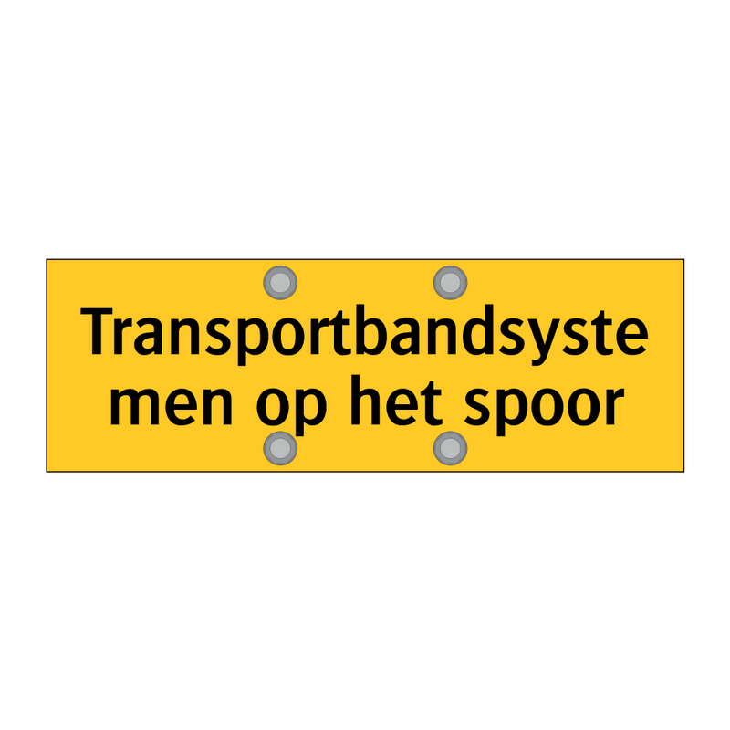 Transportbandsystemen op het spoor & Transportbandsystemen op het spoor