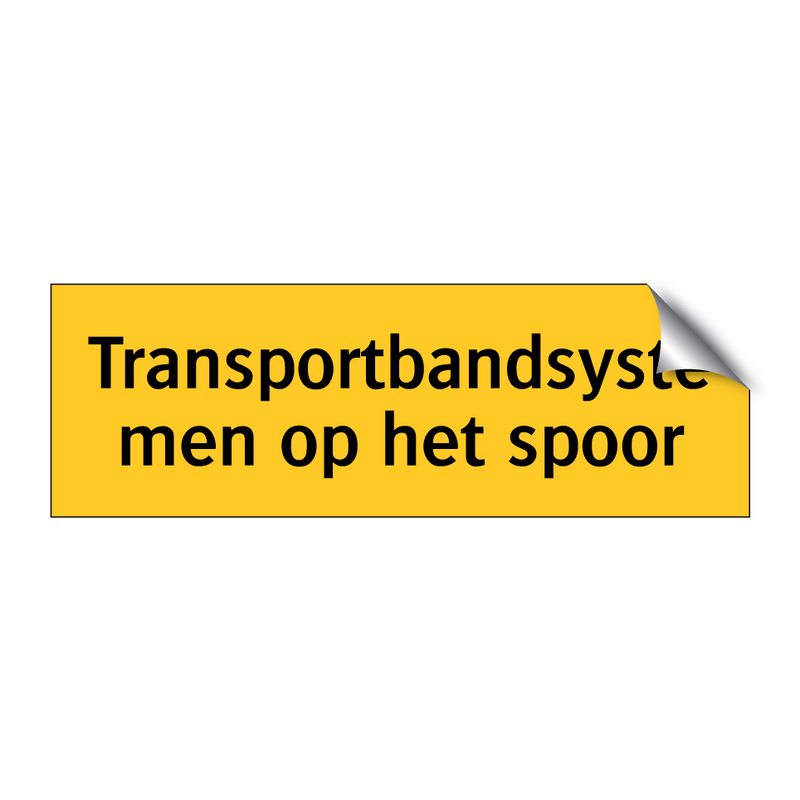 Transportbandsystemen op het spoor & Transportbandsystemen op het spoor