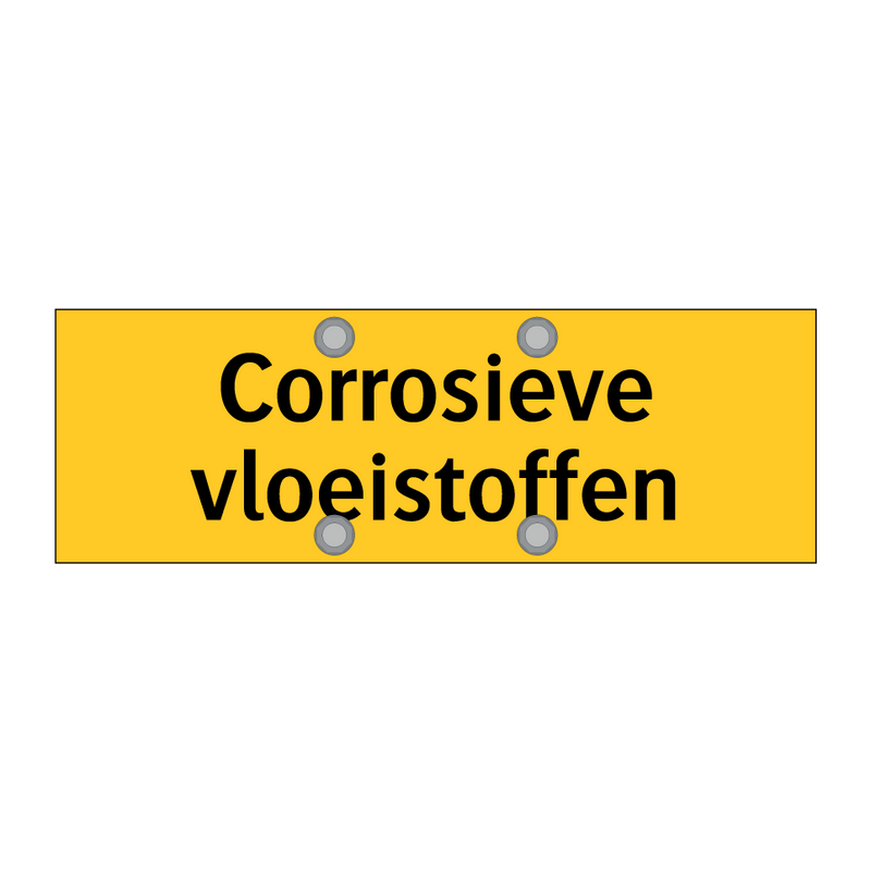 Corrosieve vloeistoffen & Corrosieve vloeistoffen & Corrosieve vloeistoffen